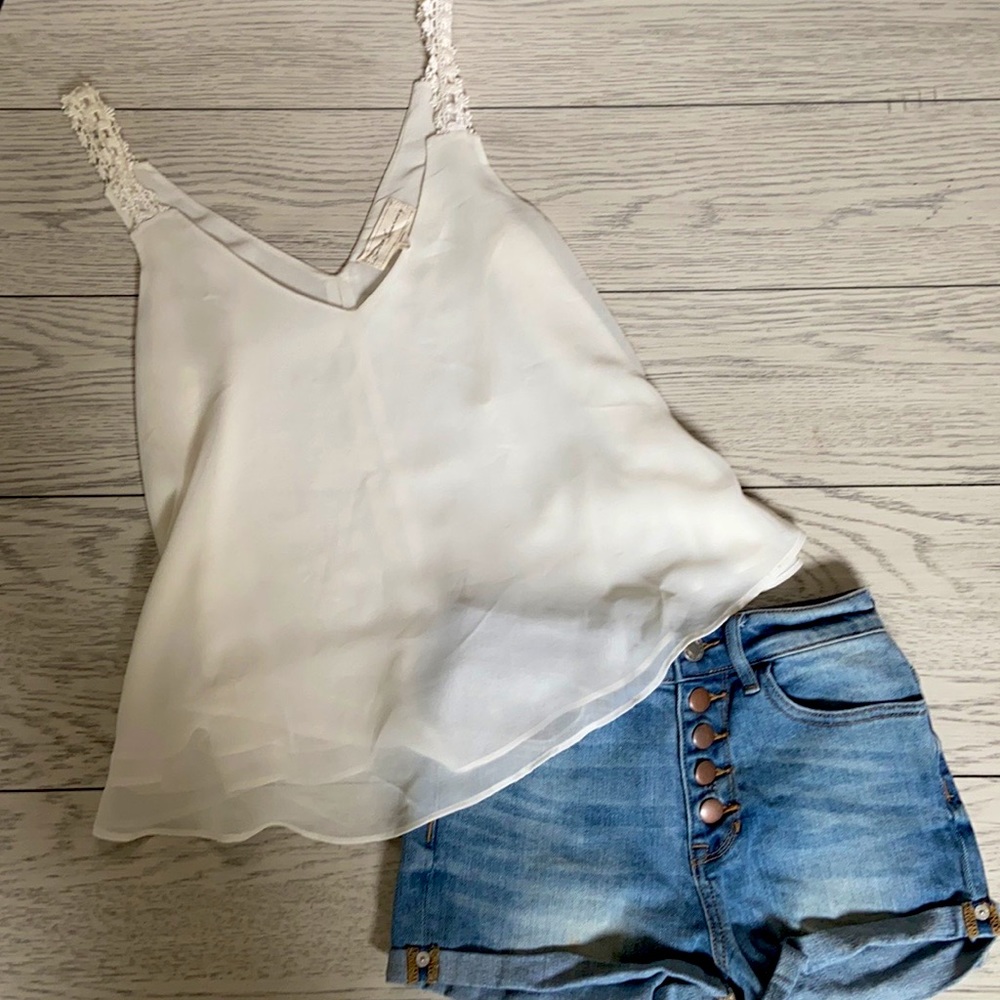 White tank blouse